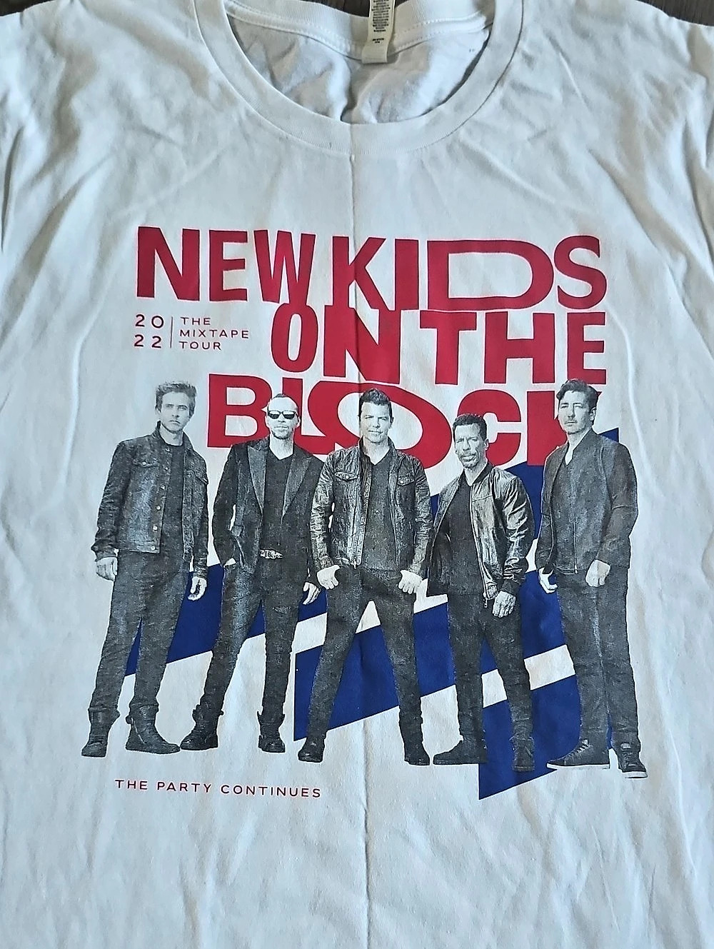 New Kids On The Block The Mixtape Tour 2022 Concert T-Shirt 100% Cotton 2xlarge